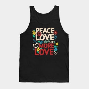 Peace Love and More Love Tank Top